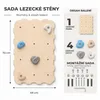 MAMOI® Dřevěná lezecká stěna pro vnitřní použití se 4 Náhled obrázku produktu 4