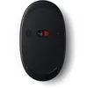 The underside of a black computer mouse is shown against a white background. Produktbild-Vorschau
