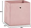 Zeller Aufbewahrungsbox Korb Vlies Rose Faltbar 28 x 28 x Produktbild-Vorschau 6