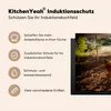 KitchenYeah© Herdabdeckplatte Zwei Hühner in einem Auslauf Produktbild-Vorschau 6