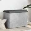 Lavice s úložným prostorem betonová šedá 62x42x45 cm Náhled obrázku produktu 2