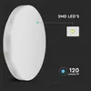 V-TAC LED-Deckenleuchte VT-8033RD, 15W, 3000K, Ø200mm Produktbild-Vorschau 2