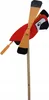 Windrad aus Holz, Gartenfigur, Vogelschreck, ROTER PAPAGEI Produktbild-Vorschau 1