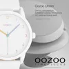 Oozoo náramkové hodinky Biele kožené hodinky Dámske Náhľad obrázku produktu 4