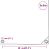vidaXL Bâche de protection 650 g/m² 3x3 m blanc Voir les images du produit 5