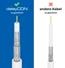 deleyCON MK3510, 10 m, F, F, Männlich, Männlich, Gerade Produktbild-Vorschau 3