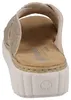 RIEKER Damen Pantolette beige gold metallic Kunstleder - Produktbild-Vorschau 3