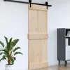 vidaXL Tür NARVIK 95 x 210 cm Massivkiefer (Unbehandelt) Produktbild-Vorschau 2
