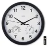 Hama Wanduhr Malta schwarz 185868 DM:25cm geräuscharm Produktbild-Vorschau 2