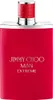 A studio shot of a red bottle of Jimmy Choo Man Extreme Eau de Parfum. Produktbild-Vorschau