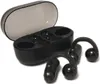 A pair of black wireless earbuds and their charging case are displayed on a white background. Voir les images du produit