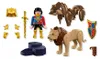 PLAYMOBIL Knights Leone con Cavaliere Dorato Set da Anteprima dell’immagine prodotto 4