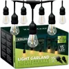 KRUMAD Catena luminosa LED da 15 m per esterni, 10 Anteprima dell’immagine prodotto 1