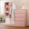 Armadio Sweiko, set di armadi, rosa Armadio, credenza, Anteprima dell’immagine prodotto 3