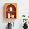 Nástenná polica „Jäller“ kovová 40 x 30 x 13 cm oranžová Náhľad obrázku produktu 2