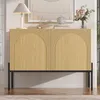 Modern dressoir met 2 deuren en metalen poten, ideaal als Productafbeelding-voorbeeld 5
