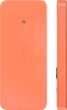 A side-by-side view of an orange Nokia feature phone. Náhled obrázku produktu