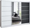 Schwebetürenschrank 200 cm, 3-türig, mit Spiegel & 4 Produktbild-Vorschau 2