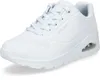 A white Skechers sneaker is shown from a side angle against a white background. Produktbild-Vorschau