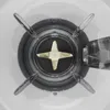 A close-up, top-down view of the blades and interior of a blender. Produktbild-Vorschau