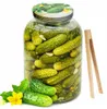 Słoik na ogórki 4 l | 4 sztuki | Pokrywki do ogórków | z Podgląd zdjęcia produktu 1