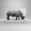 Bild auf Leinwand - Leinwandbild - Nashorn Tier Afrika Produktbild-Vorschau 3