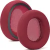 Two red ear pads for headphones are shown against a white background. Podgląd zdjęcia produktu