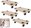 UISEBRT 4 Stück Rollbrett 58 x 29 cm Transportroller Produktbild-Vorschau 1