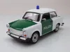 Welly 24037P Trabant 601 Trabbi Polizei grün weiß 1:24 Produktbild-Vorschau 1