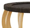 Rattan-Runder Couchtisch 90 cm – Vintage-Design in Produktbild-Vorschau 9