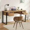 Biurko Merax 130 x 55 x 76 cm, minimalistyczne biurko z 3 Podgląd zdjęcia produktu 3