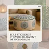 Marrakech pouf sedák kulatý 50 x 25 cm s výplní | Náhled obrázku produktu 7