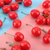 50er Set Künstliche Kirschen – Niedliche Deko-Früchte für Produktbild-Vorschau 3