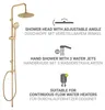 Sistema doccia WENKO Mod. Young Line Gold, doccetta con 3 Anteprima dell’immagine prodotto 3