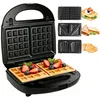 Gotoll 3-in-1-Sandwichmaker – Sandwiches, Waffeln und Produktbild-Vorschau 1