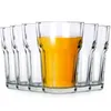 Ensemble de six verres, 360 ml - verre transparent épais, Voir les images du produit 1