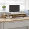 vidaXL Stojan na monitor Artisan Oak 100x24x13 cm Materiál Náhled obrázku produktu 3