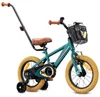 Kinderfahrrad Jungen Fahrrad Stützräder Schubstange 14 Zoll Produktbild-Vorschau 3