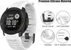 INF Silikonowy pasek do zegarka Garmin Instinct 2 Biały Podgląd zdjęcia produktu 4