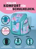 Mädchen Schulranzen 1. Klasse in Türkis Rosa mit Butterfly Produktbild-Vorschau 2