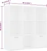 vidaXL Regał biały 98x30x98 cm Materiał drewnopochodny Podgląd zdjęcia produktu 8