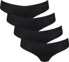 sloggi Damen String 4-Pack ZERO Modal 2.0 Hipstring - BLACK Produktbild-Vorschau 1