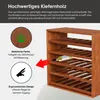 Modulares Weinregal VINCELLAR MOD | HxBxT 60x60x30cm | Produktbild-Vorschau 4