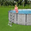 Bestway Steel Pro 5619E, Gerahmter Pool, Leiter, Grau, 67,4 Produktbild-Vorschau 19