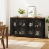 Meuble de cuisine de 160 cm de large avec portes en verre, Voir les images du produit 2