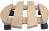 4x dessous de plat à roulettes ronds 30x30 cm - charge max. Voir les images du produit 5