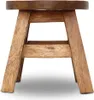 Blumenhocker Beistelltisch Rundhocker Hocker aus Holz Produktbild-Vorschau 1