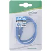 InLine SATA 6Gb/s Anschlusskabel rund, abgewinkelt, blau, Produktbild-Vorschau 2