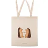 Mr. & Mrs. Panda Shopping Tasche Igel Liebe - Transparent - Produktbild-Vorschau 3