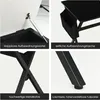 A collage of four close-up images showcasing different features of a black desk. Náhled obrázku produktu
